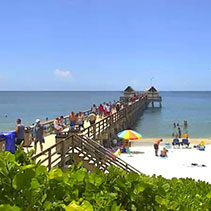 Naples Beach via EarthCam